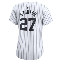 MLB Giancarlo Stanton New York Yankees Nike Women's Home Limited Player Jersey - White
