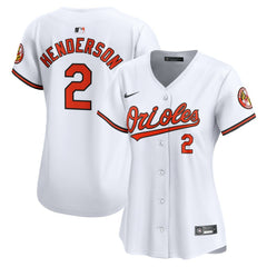MLB Gunnar Henderson Baltimore Orioles Nike Women's Home Limited Player Jersey - White