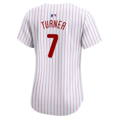 MLB Trea Turner Philadelphia Phillies Nike Women's Home Limited Player Jersey - White