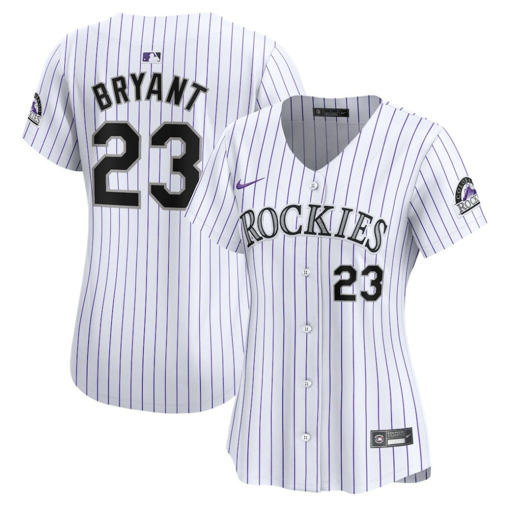 MLB Kris Bryant Colorado Rockies Nike Women's Home Limited Player Jersey - White
