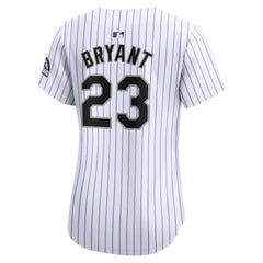 MLB Kris Bryant Colorado Rockies Nike Women's Home Limited Player Jersey - White