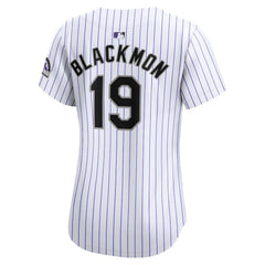 MLB Charlie Blackmon Colorado Rockies Nike Women's Home Limited Player Jersey - White