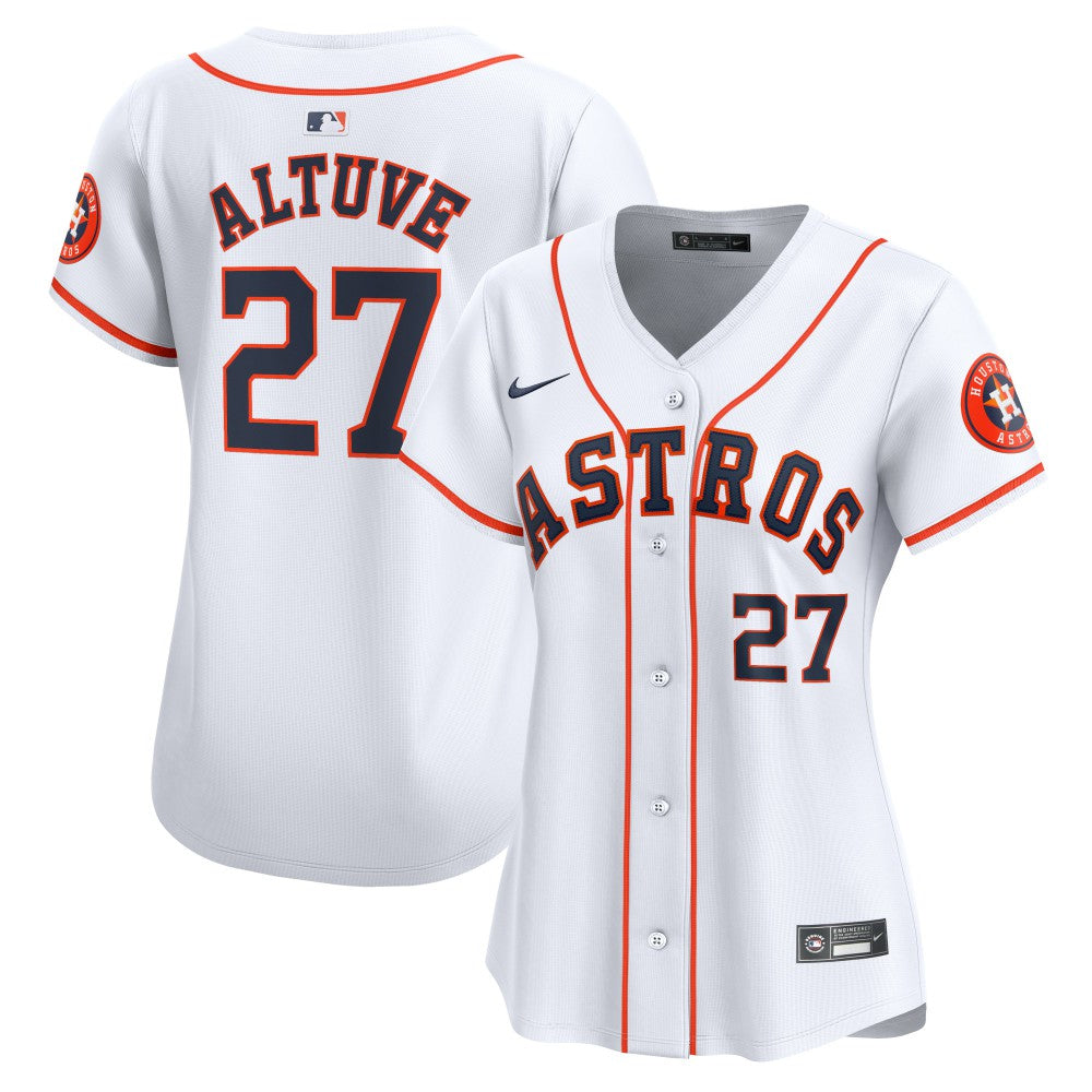 MLB Jose Altuve Houston Astros Nike Women's Home Limited Player Jersey - White