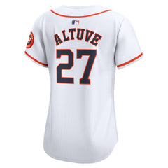MLB Jose Altuve Houston Astros Nike Women's Home Limited Player Jersey - White