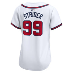 MLB Spencer Strider Atlanta Braves Nike Women's Home Limited Player Jersey - White