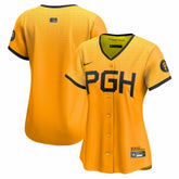 Pittsburgh Pirates Nike Women's City Connect Limited Jersey - Gold Jerseys