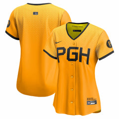 MLB Pittsburgh Pirates Nike Women's City Connect Limited Jersey - Gold