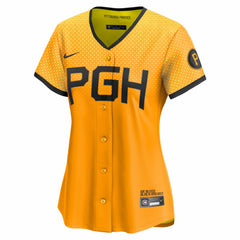 MLB Pittsburgh Pirates Nike Women's City Connect Limited Jersey - Gold