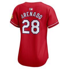 MLB Nolan Arenado St. Louis Cardinals Nike Women's 2024 City Connect Limited Player Jersey - Red