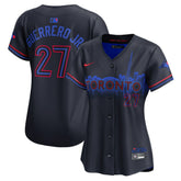 Vladimir Guerrero Jr. Toronto Blue Jays Nike Women's 2024 City Connect Limited Player Jersey - Navy Jerseys