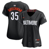 Adley Rutschman Baltimore Orioles Nike Women's City Connect Limited Player Jersey - Black Jerseys
