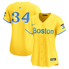 David Ortiz Boston Red Sox Nike Women's City Connect Retired Player Jersey - Gold Jerseys