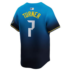 MLB Trea Turner Philadelphia Phillies Nike 2024 City Connect Limited Player Jersey - Blue