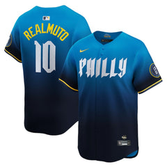 MLB J.T. Realmuto Philadelphia Phillies Nike 2024 City Connect Limited Player Jersey - Blue