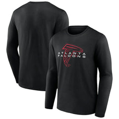 Atlanta Falcons Advance to Victory Long Sleeve T-Shirt Black
