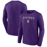 Minnesota Vikings Advance to Victory Long Sleeve T-Shirt Purple