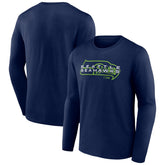 Seattle Seahawks Advance to Victory Long Sleeve T-Shirt College Navy