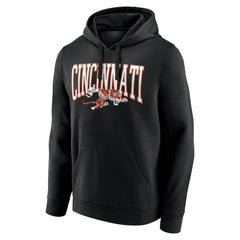 Cincinnati Bengals Gridiron Classics Campus Standard Pullover Hoodie Black
