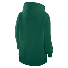 Athletics G-III 4Her by Carl Banks Women's Heart Fleece Pullover Hoodie - Green Hoodies