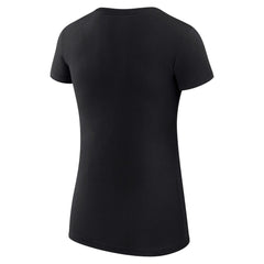 Cincinnati Reds G-III 4Her by Carl Banks Women's Super-Slim Fit Lightweight Heart Graphic T-Shirt - Black T-shirts