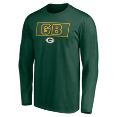 Green Bay Packers Squad Throwbacks Long Sleeve T-Shirt Green
