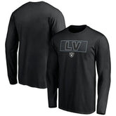 Las Vegas Raiders Squad Throwbacks Long Sleeve T-Shirt Black