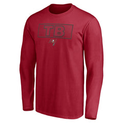 Tampa Bay Buccaneers Squad Throwbacks Long Sleeve T-Shirt Red