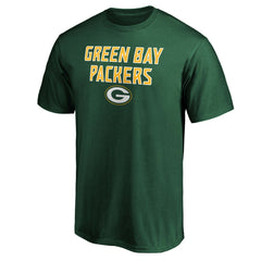 Green Bay Packers Game Day Stack T-Shirt Green