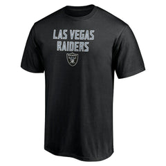 Las Vegas Raiders Game Day Stack T-Shirt Black