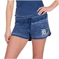 Detroit Tigers Concepts Sport Women's Resurgence Waffle Knit Shorts - Navy Shorts