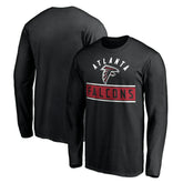 Atlanta Falcons Team Arch Knockout Long Sleeve T-Shirt Black