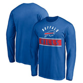 Buffalo Bills Team Arch Knockout Long Sleeve T-Shirt Royal