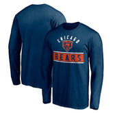 Chicago Bears Team Arch Knockout Long Sleeve T-Shirt Navy