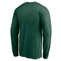 Green Bay Packers Team Arch Knockout Long Sleeve T-Shirt Green