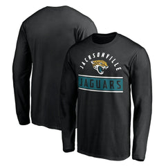 Jacksonville Jaguars Team Arch Knockout Long Sleeve T-Shirt Black