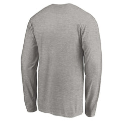 Miami Dolphins Team Arch Knockout Long Sleeve T-Shirt Heather Gray