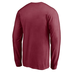 NHL Colorado Avalanche Team Arch Knockout Long Sleeve T-Shirt - Burgundy