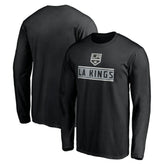 NHL Los Angeles Kings Team Arch Knockout Long Sleeve T-Shirt - Black