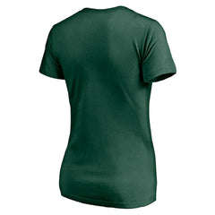 NHL Minnesota Wild Women's Mascot In Bounds V-Neck T-Shirt - Green