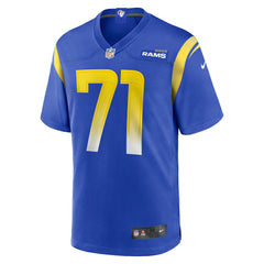 Warren McClendon Jr. Los Angeles Rams Team Game Jersey Royal