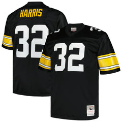 Franco Harris Pittsburgh Steelers Big & Tall 1976 Legacy Retired Player Jersey Black