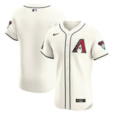 MLB Arizona Diamondbacks Nike Home Elite Patch Jersey - White
