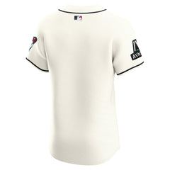 MLB Arizona Diamondbacks Nike Home Elite Patch Jersey - White