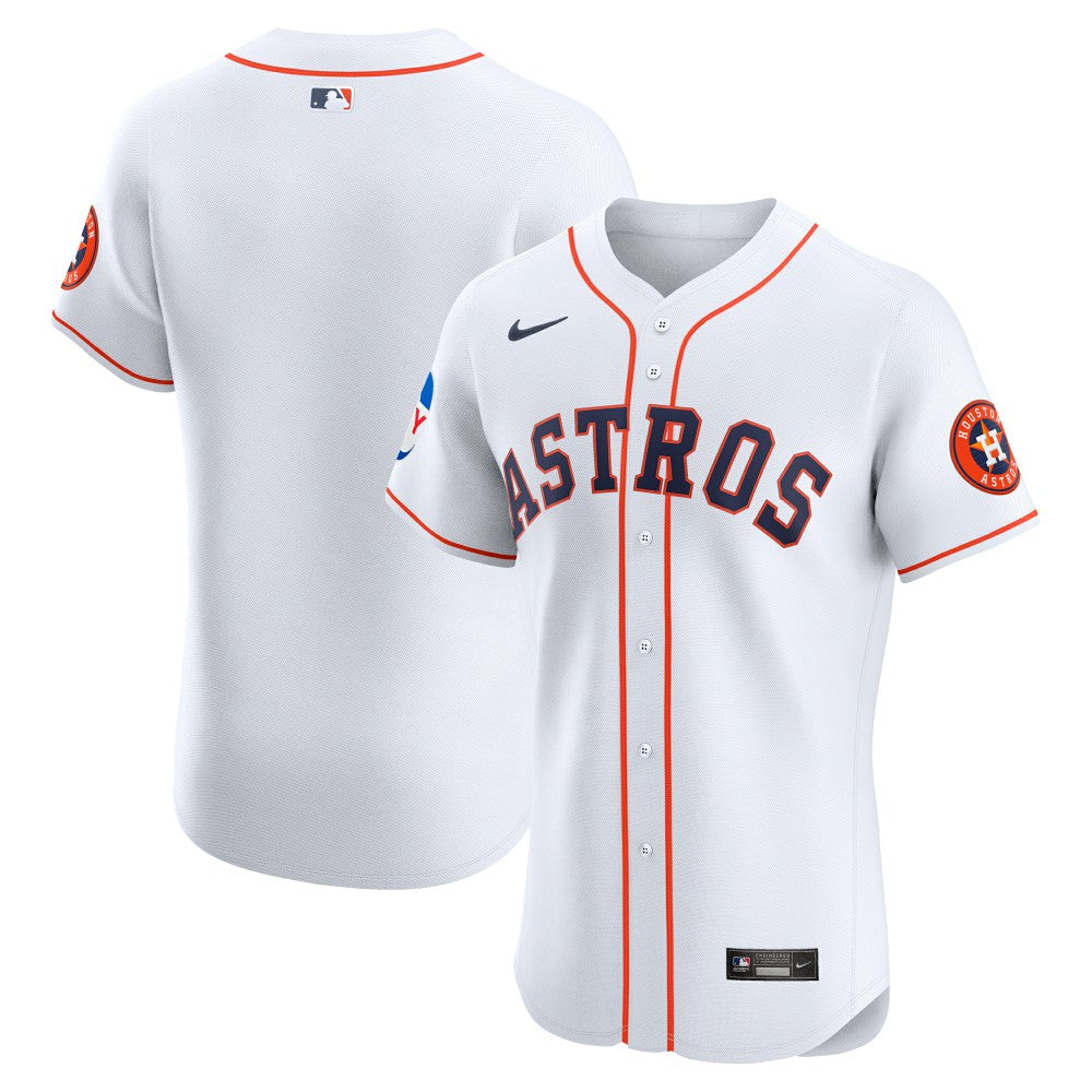MLB Houston Astros Nike Home Elite Patch Jersey - White