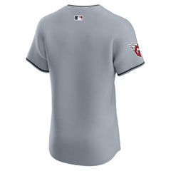 Cleveland Guardians Nike Alternate Vapor Premier Elite Patch Jersey - Gray Jerseys