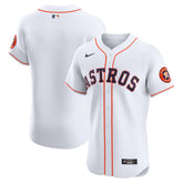 MLB Houston Astros Nike Home Vapor Premier Elite Patch Jersey - White