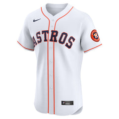 MLB Houston Astros Nike Home Vapor Premier Elite Patch Jersey - White