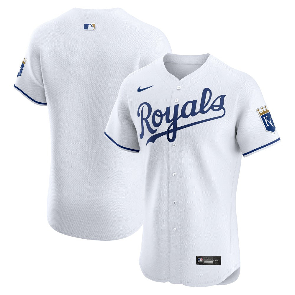 MLB Kansas City Royals Nike Home Elite Jersey - White