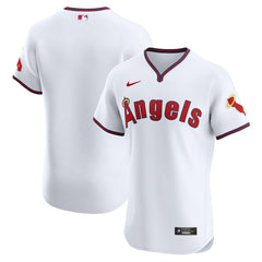 MLB Los Angeles Angels Nike Alternate Vapor Premier Elite Patch Jersey - White