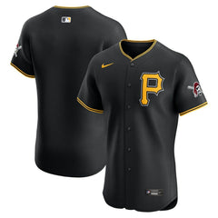 Pittsburgh Pirates Nike Alternate Vapor Premier Elite Patch Jersey - Black Jerseys